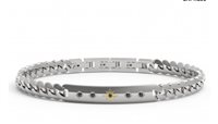 Armband 4US: Cesare Paciotti Herr in Stahl 4UBR7669 - 4UBR7669